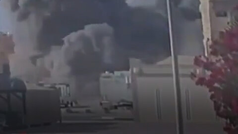 Israel attacks Hamas in Qatar – video footage shows explosions