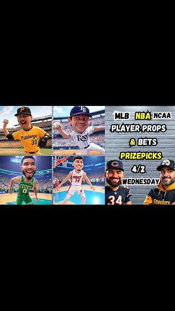 6 MLB Picks Today 4/2/2025 | MLB Player Props | NBA PROPS | PRIZEPICKS