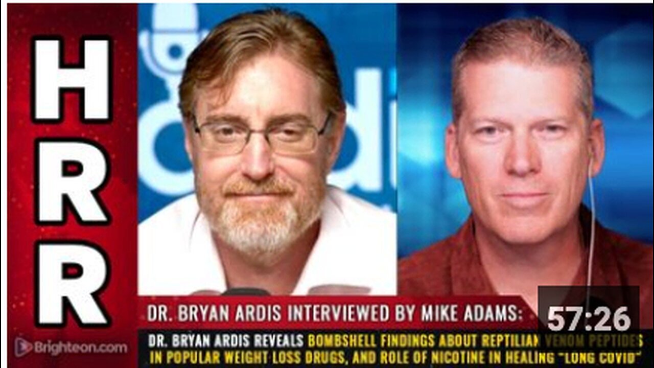 "Dr. Bryan Ardis Exposes Shocking Discoveries About Reptilian Venom Peptides"