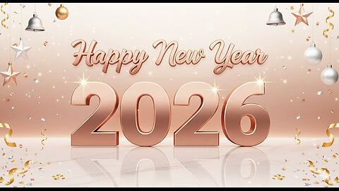 Happy New Year 2026 from The Three of Pentacles!