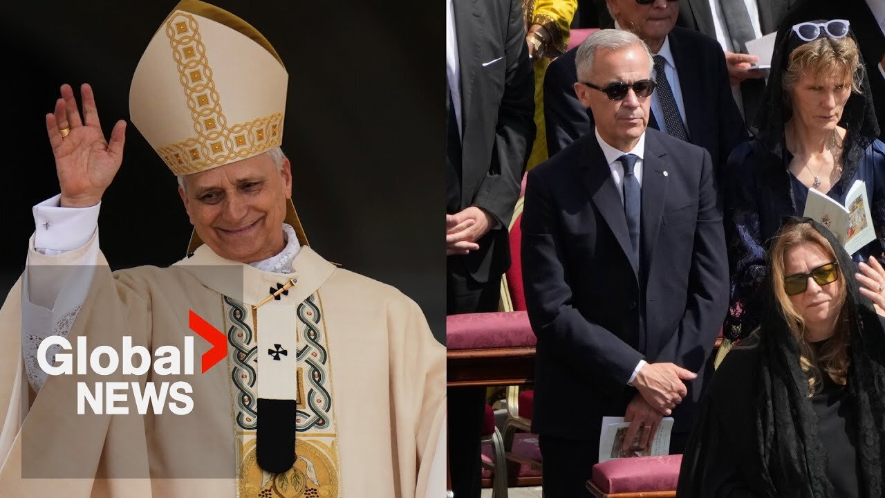 Canadian PM Mark Carney attends Pope Leo XIV’s inaugural mass