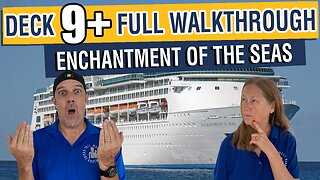 Enchantment of the Seas Deck 9+ Walkthrough | What’s on the Upper Decks?