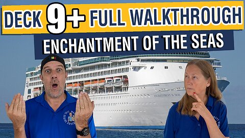Enchantment of the Seas Deck 9+ Walkthrough | What’s on the Upper Decks?