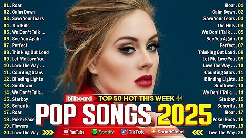 Billboard Top Hits 💥 Ed Sheeran, Zayn, Adele, Dua Lipa, Selena Gomez | Music Mix