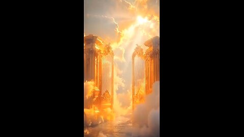 Cielo: Las Puertas de la Gloria ✨ #Cielo #PuertasDeLaGloria #Paraíso #Fe #Esperanza
