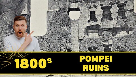 1800's Pompei Ruins - Old World Buildings Photos