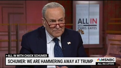 Sen Schumer Fearmongers: Nationwide Uprising if Trump Sidesteps Judicial Rulings