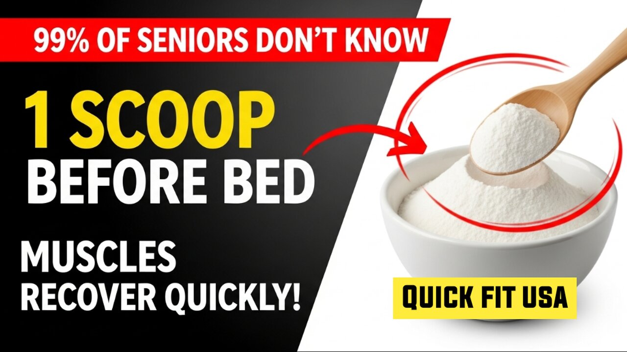 SENIORS: Do THIS Before Bed – (Or Your Muscles Will Keep Disappearing)