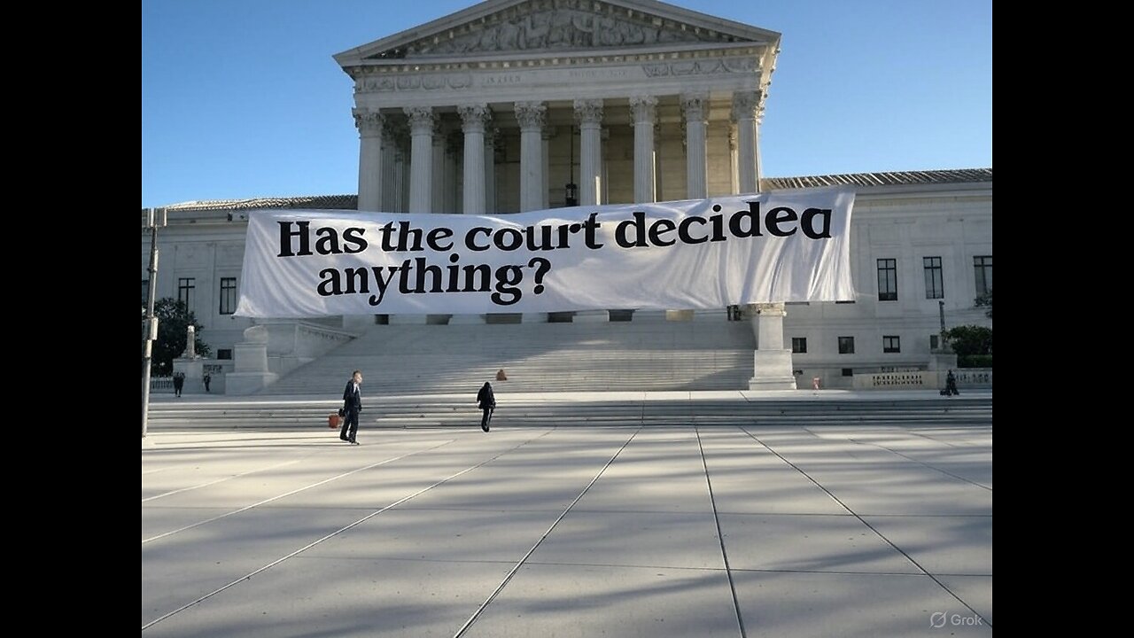 Has the courts decided anything?