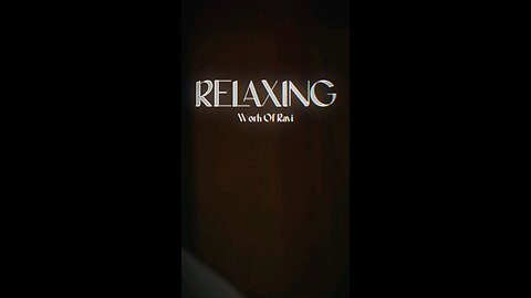 Relaxing Video Shoot