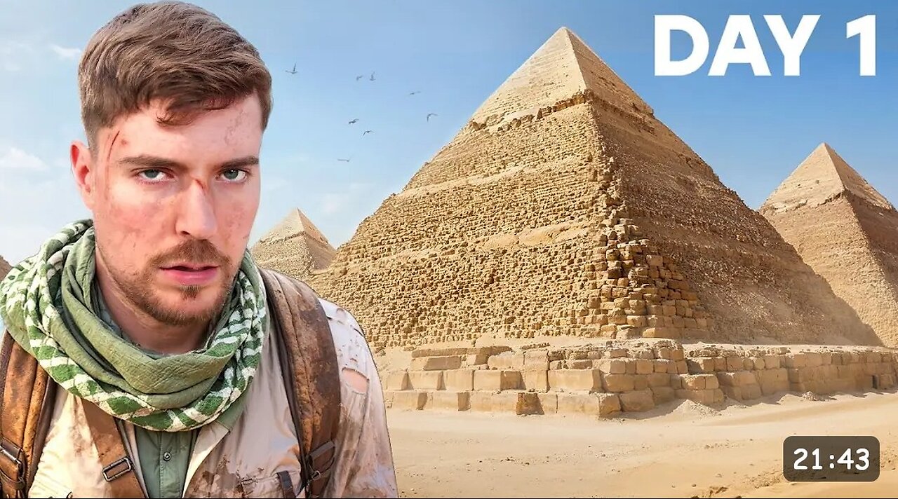 I Spent 100 Hours Inside The Pyramids!_HD
