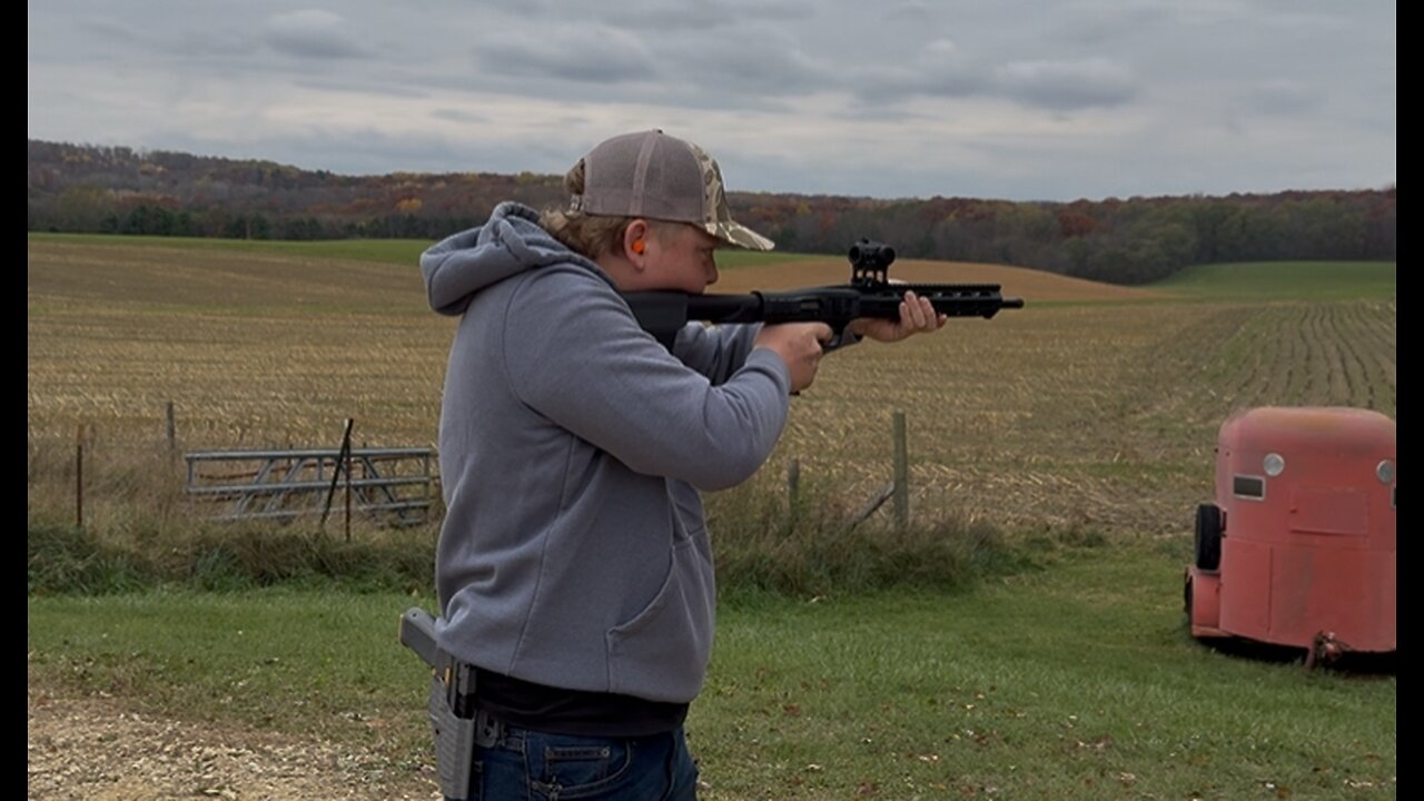 M&P BACKPACK GUN!!! Shooting test