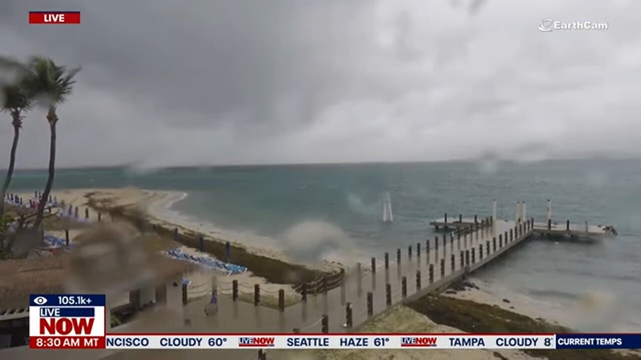 Hurricane Erin slams the Caribbean