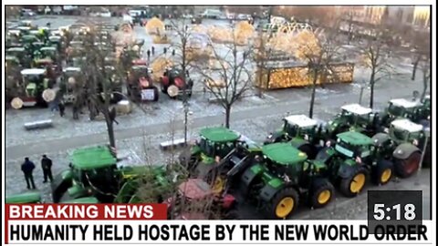 "Global Farmer Uprising as Government Allegedly Attempts Starvation Tactics on Humanity"
