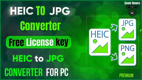 Convert HEIC to JPG/PNG in MINUTES 🔑 FREE Solution Revealed!