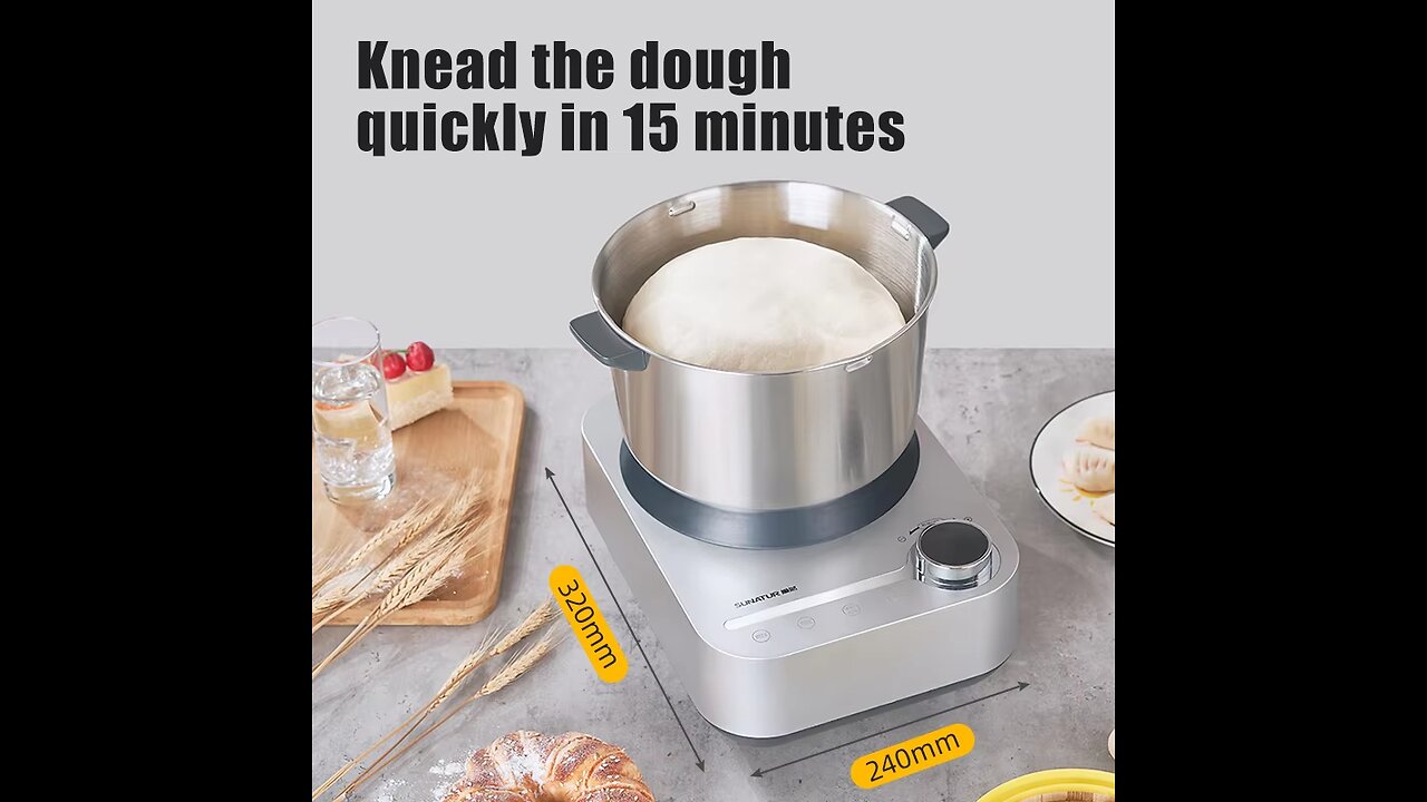 SUNATUR Kneader 8L/5.5L Stand Mixer