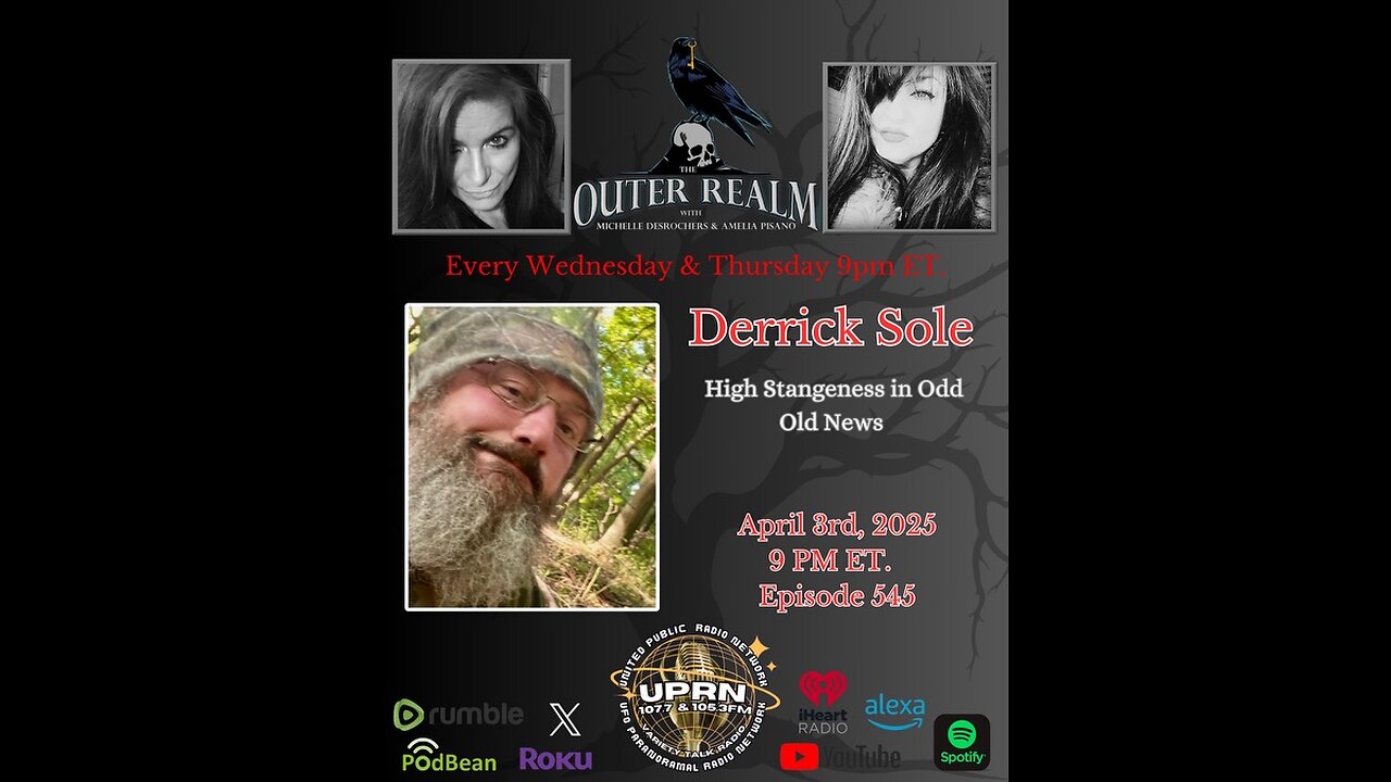 The Outer Realm - Delving into High Strangeness in Odd Old News with Derrick Sole