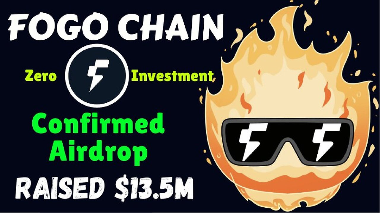 🚀 Fogo Chain Confirmed Airdrop Full Guide with Raised $13.5 Million || Testnet Tasks