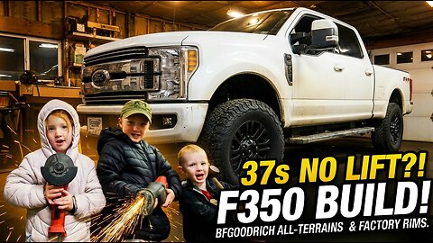 37s On A Stock Height 2024 F350