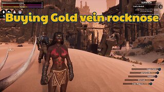 Conan Exiles, buying gold vein rocknose, Busty, Boobs, breast expansion, huge tits