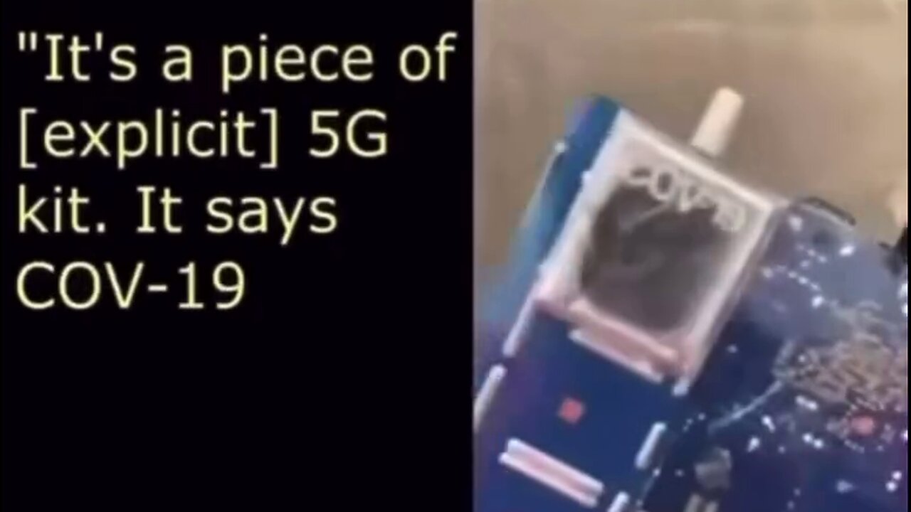 5G Installer was Stunned when he Saw his 5G Installation had COV-19 On it!