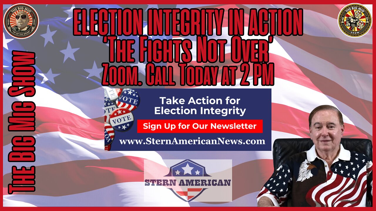Election Integrity Call, The Fight Is Not Over!!!