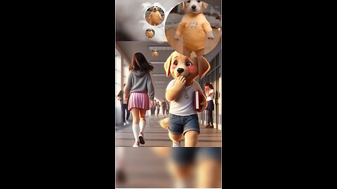 Awkward The moment that cute puppy will never forget