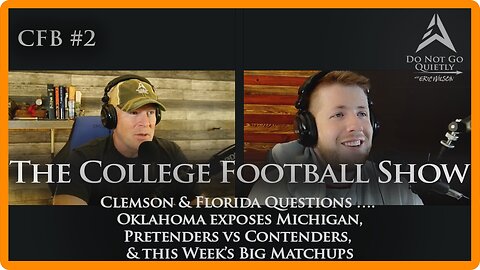 The College Football Show: Oklahoma Exposes Michigan, Pretenders vs Contenders, & This Weeks Tilts