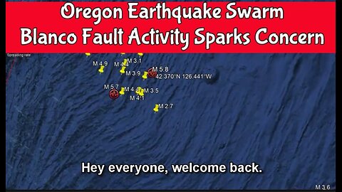Oregon Earthquake Swarm: Blanco Fault Activity Sparks Concern