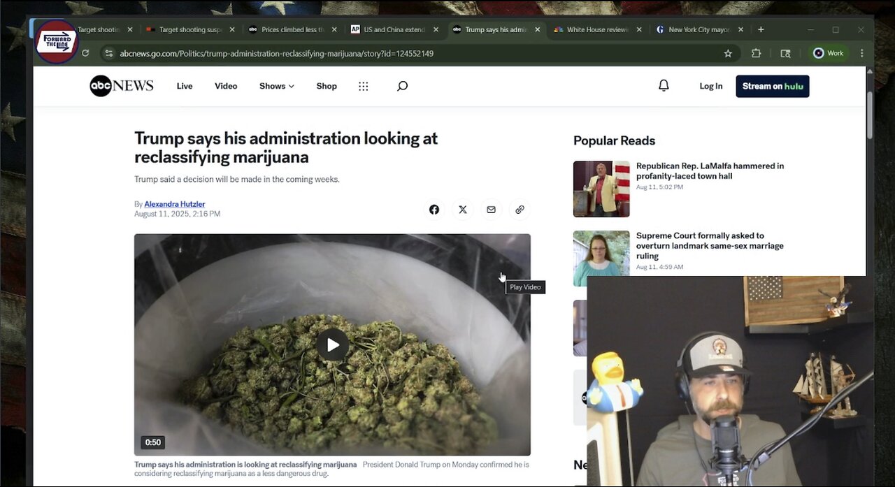 Smokin Pot at the Smithsonian with a Communist Mayor - Episode 26 p.3 | Forward the Line Podcast