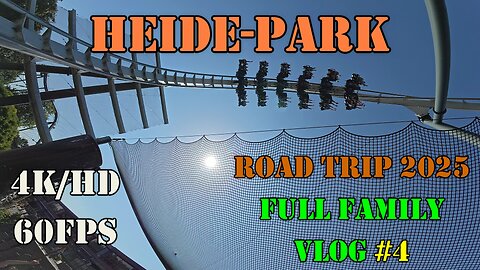 Heide-park Germany [4K/HD-60FPS] Summer roadtrip 2025 - Part 4