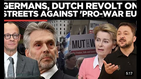 European Revolt Intensifies: Germans and Dutch Demand Immediate Stop to Ukraine Aid!