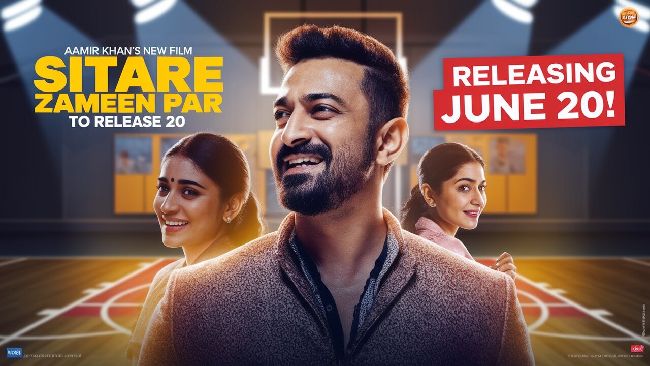 Aamir Khan’s New Film Sitaare Zameen Par to Release on June 20.