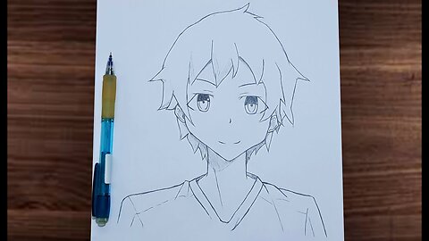 how to draw anime BOY ｜ DRAWING ANIME BOY