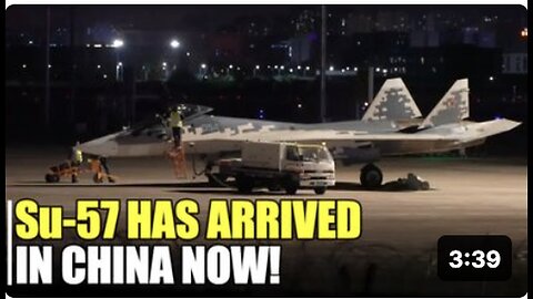 "First-Ever Departure of Russian Su-57 Fighter Jets to China"