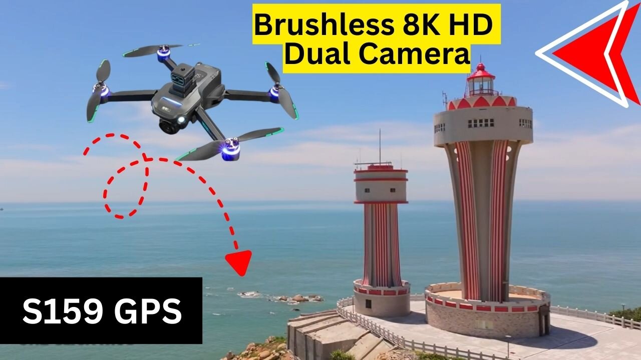 🔥 S159 GPS Drone Review 2025 | 8K Dual Camera, 360° Obstacle Avoidance & GPS Control