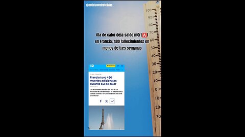 Ola de calor deja saldo m0rt🅰️l en Francia: 480 fallecimientos en menos de tres semanas