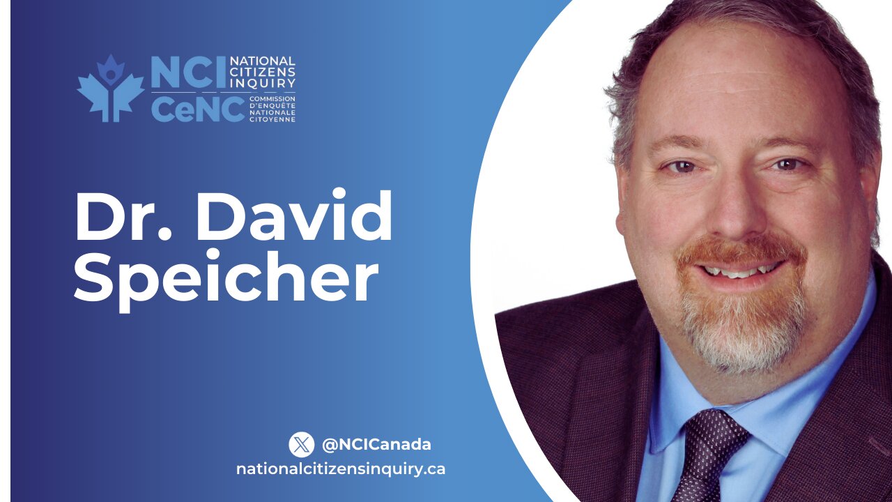 Dr. David Speicher - Mar 07, 2025 - Edmonton, Alberta