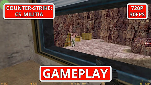 Counter-Strike: Gameplay: cs_militia - (PC HD) [720p30FPS]