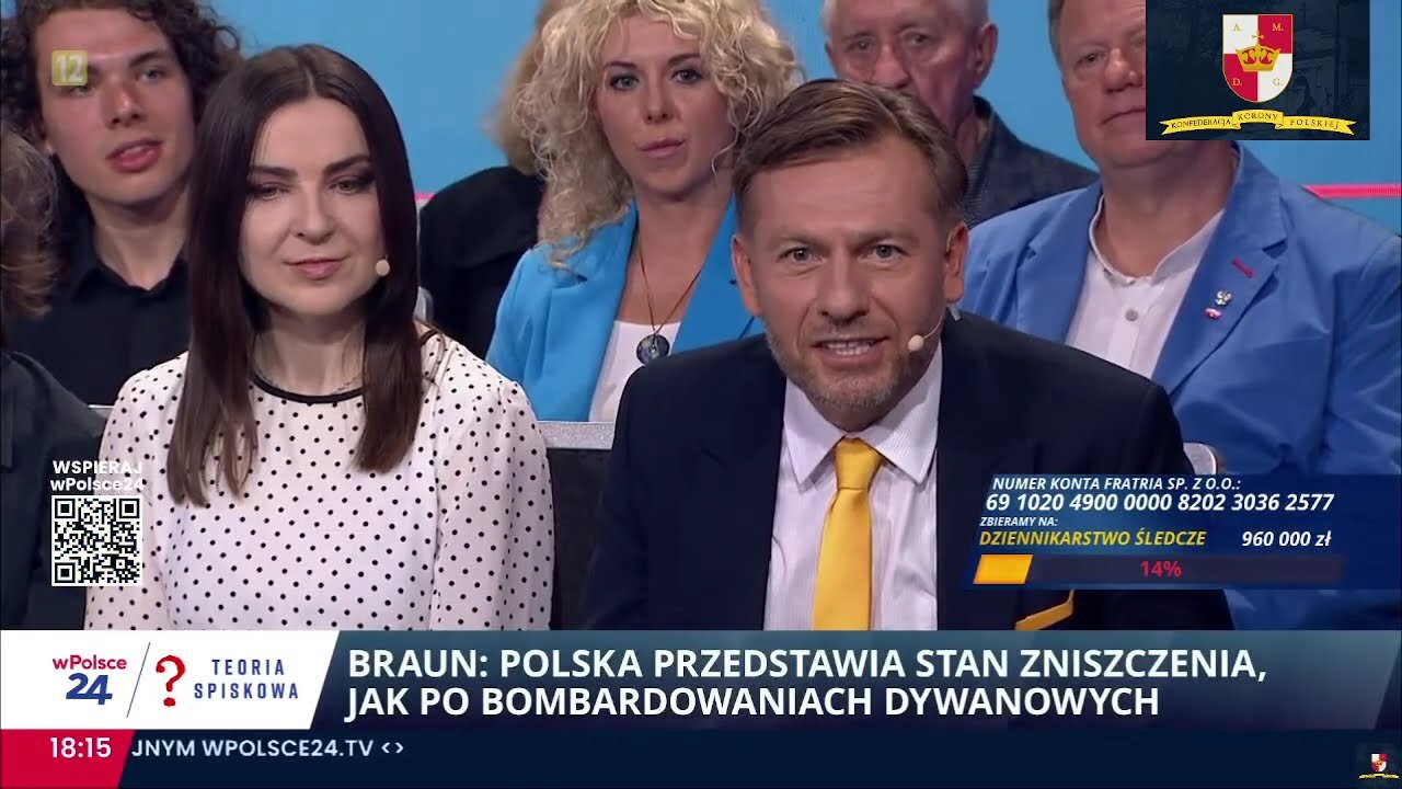Grzegorz Braun NA ŻYWO w telewizji @wPolscepl #Braun2025 #BraunPower