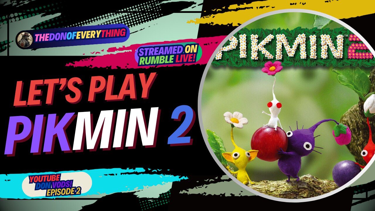 Let's Play Pikmin 2 Remaster - Part 2 | LIVE ON RUMBLE! (Walkthrough)