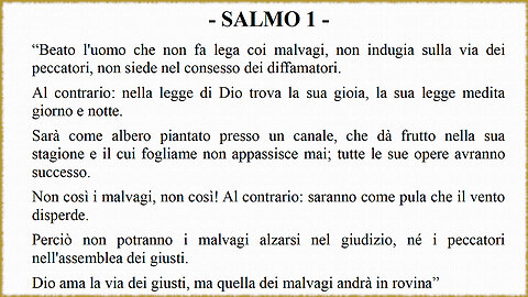 “UN SOGNO ITALIANO!!”⭐Beato l'uomo che non fa lega coi malvagi, non indugia sulla via dei peccatori, non siede nel consesso dei diffamatori...⭐(SALMO N. 1) == /|L'IMMACOLATA VERGINE 〽ARIA TRIONFERÀ CON LA SANTA CHIESA CATTOLICA!!|\ ==