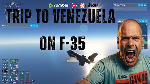 F-35 Flight to Venezuela Microsoft Flight Simulator Cinematic