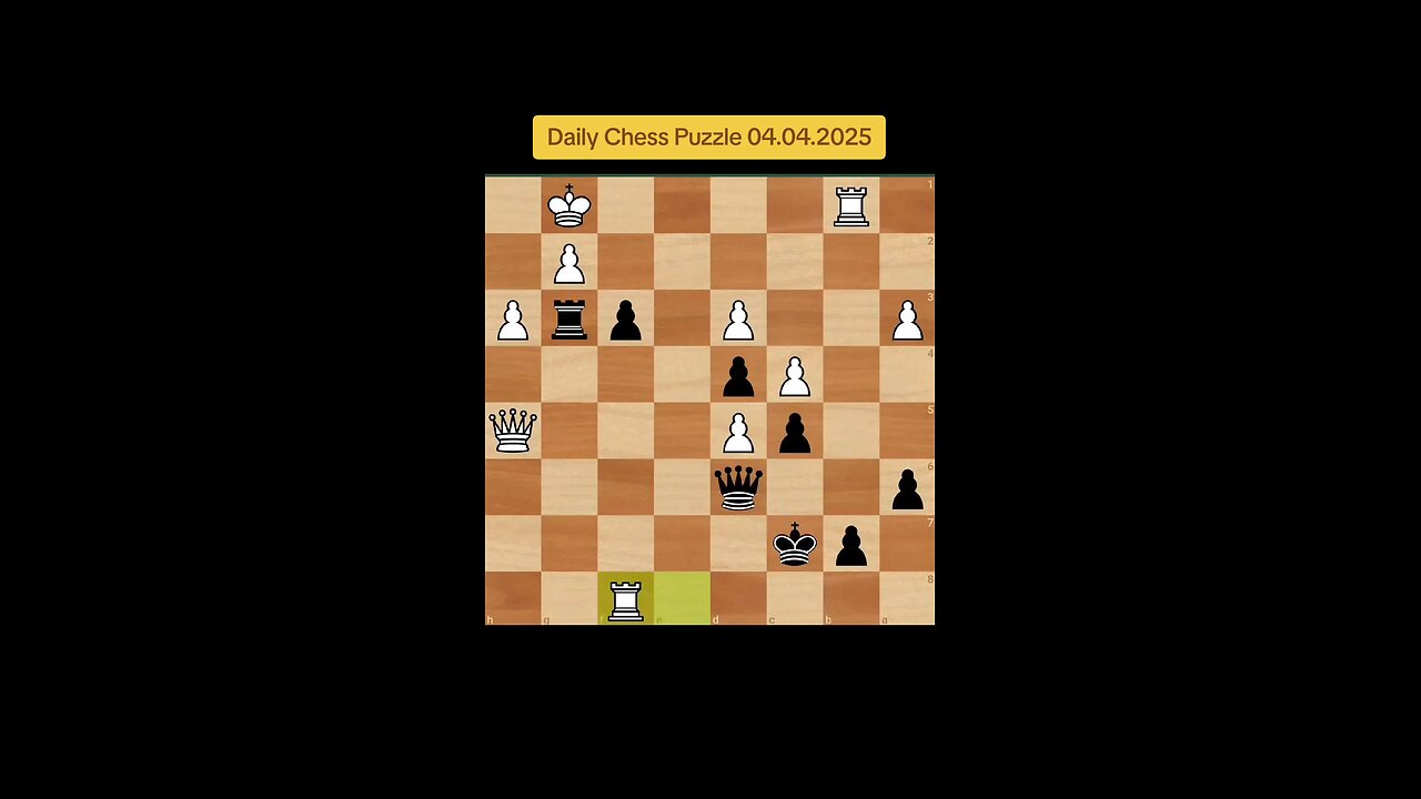 Daily Chess Puzzle 04.04.2025