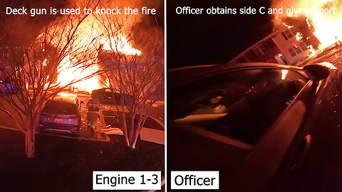 House Explosion fire