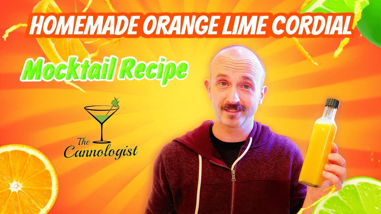 🍊🍋 HOMEMADE ORANGE LIME CORDIAL 🍊🍋