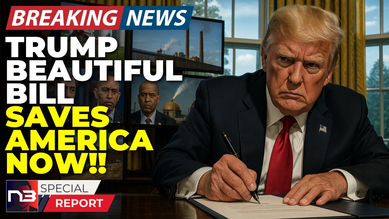 🚨BREAKING: Holy F*** Trump's Beautiful Bill Just SAVED America & Democrats Can't Stop It NOW