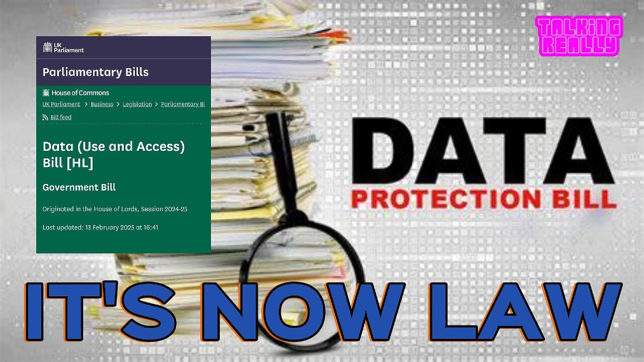 Data Use and Access Bill, it's now Law