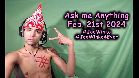 Ask Me Anything Livestream (Feb 21st 2024) - Joe Winko