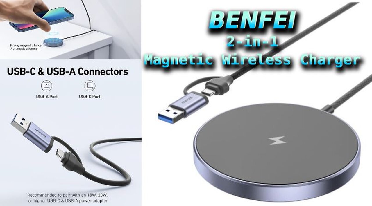 BENFEI Magnetic Wireless Charger